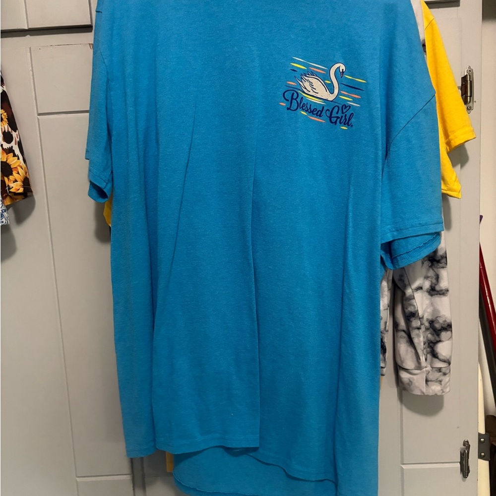 Blessed Girl Blue Swan Graphic Tee